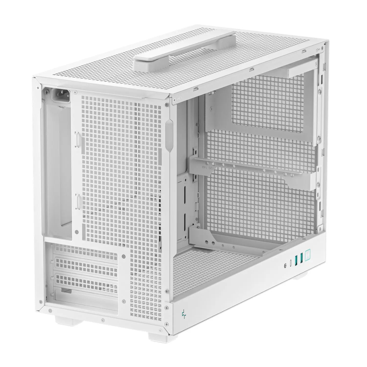 DeepCool CH160 PLUS Micro-ATX Chassis - White