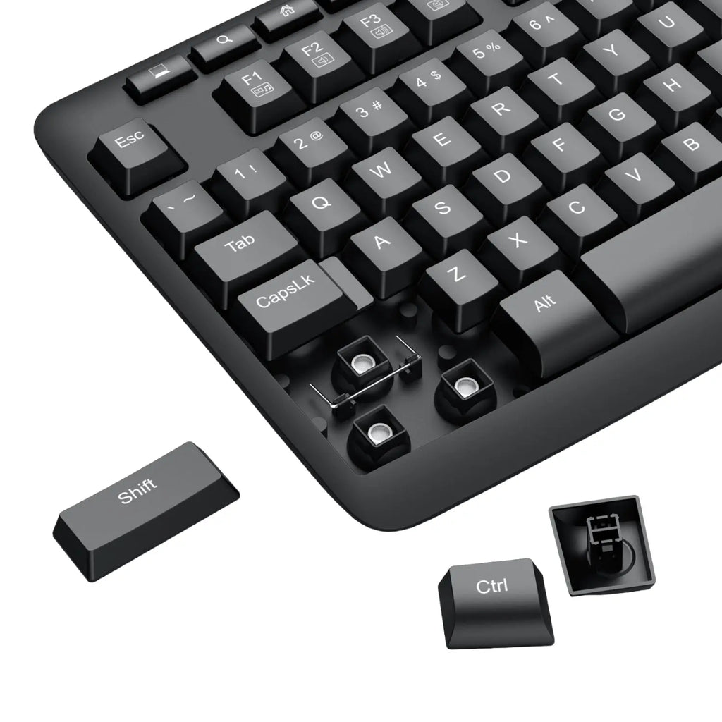 Redragon BS-7367-B Wireless Office Keyboard and Mouse Combo - Black