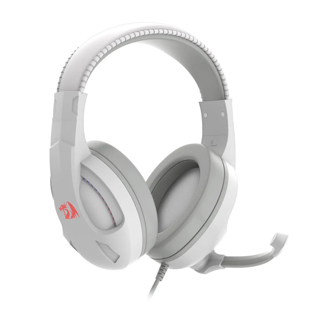 Redragon H211 CRONUS Surround Sound RGB Wired Gaming Headset – White