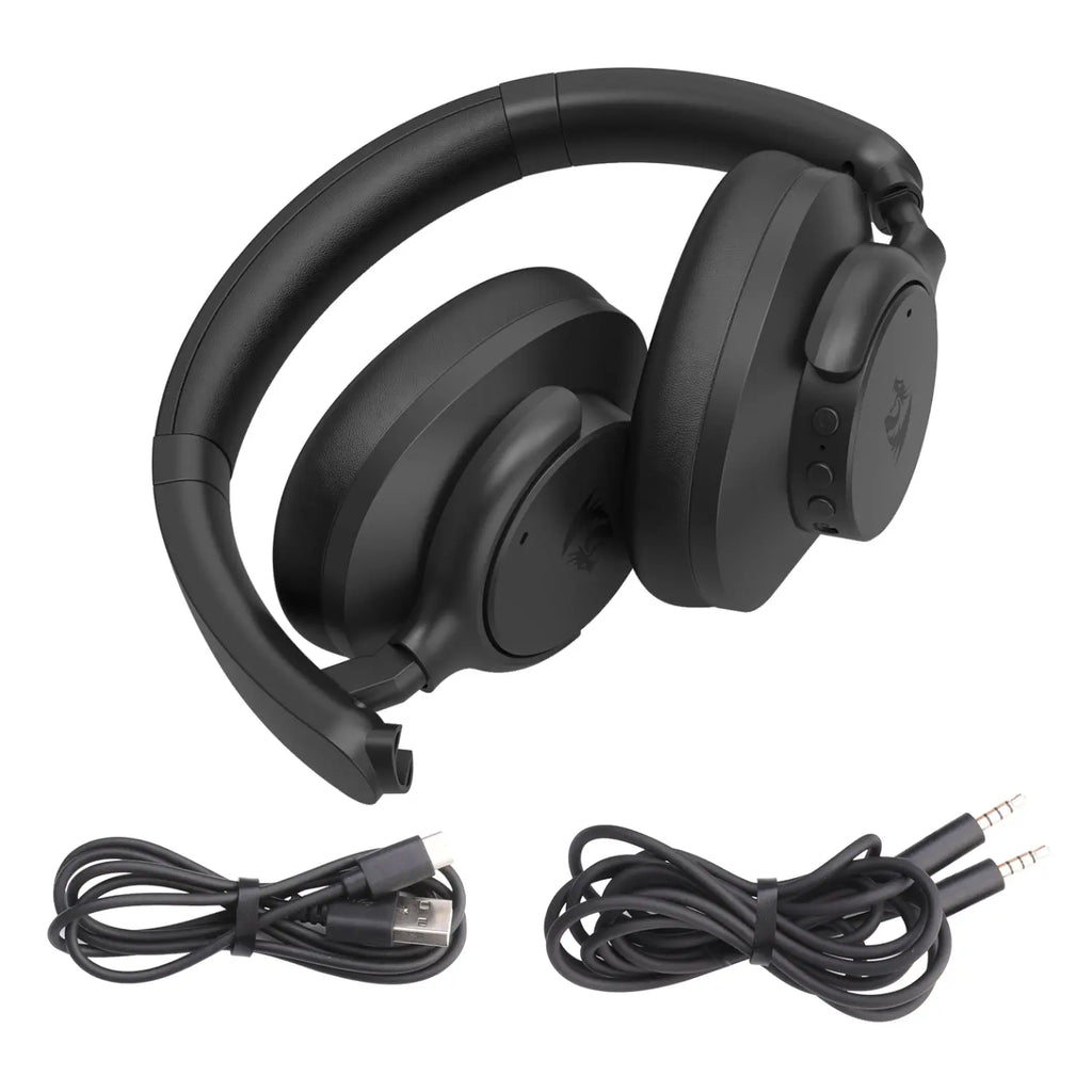 Redragon H610 VIBECORE ANC Bluetooth Wireless Over-ear Headphones - Black