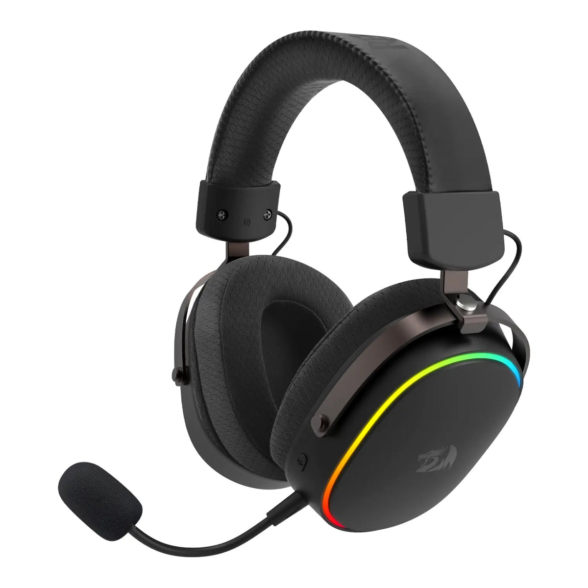 Redragon FURY WRS Over-Ear Wireless Gaming Headset - Black