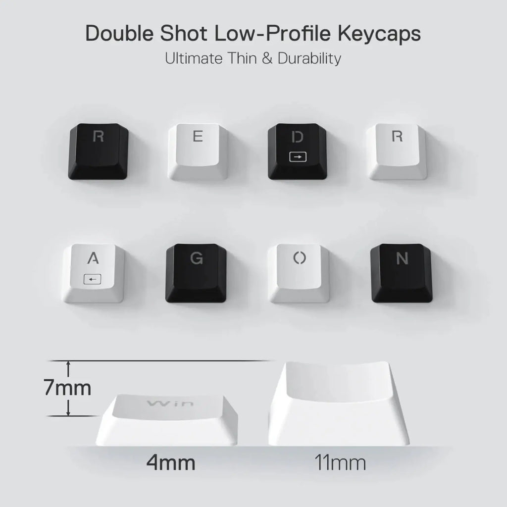 Redragon K632 HORUS Mini 60% RGB Wired Gaming Keyboard – White