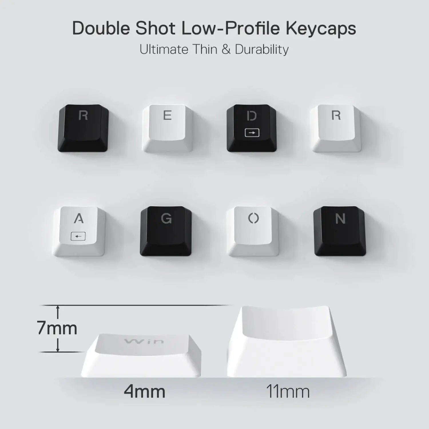 Redragon K632 HORUS Mini 60% RGB Wired Gaming Keyboard – White