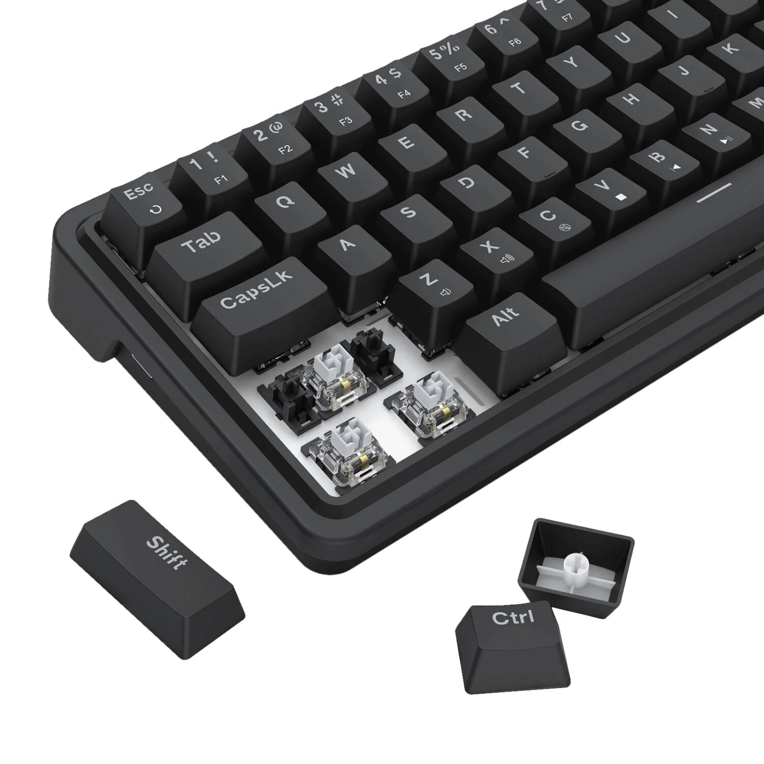 Redragon NOVA K709 65% Wired Gasket RGB Gaming Keyboard - Black