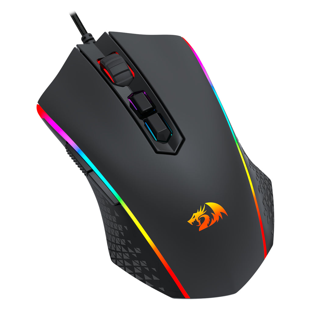 Redragon S107 RGB Gaming Essentials Wired Gaming Keyboard and Mouse Bundle