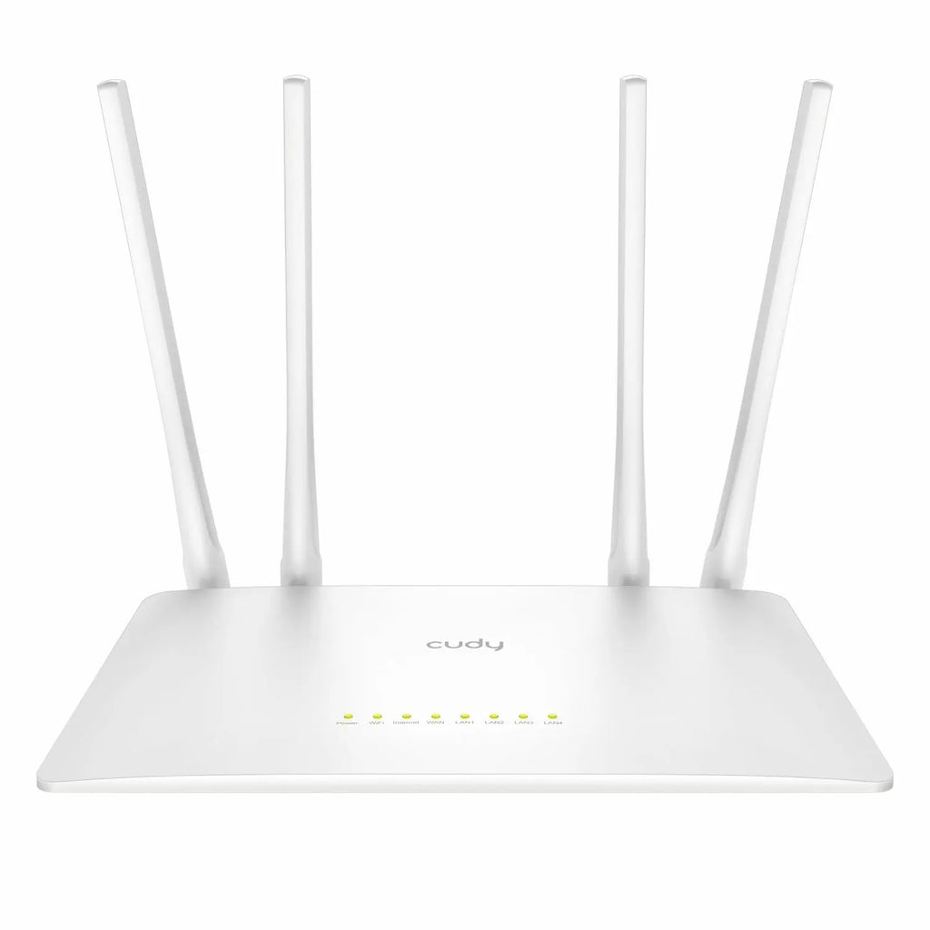 Cudy WR300S 300Mbps 5-Port Wi-Fi 4 Router – White
