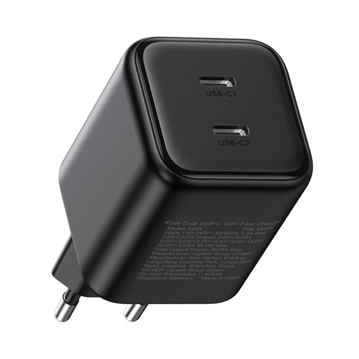 UGreen Charger USB Type-C GaN Fast 45W EU