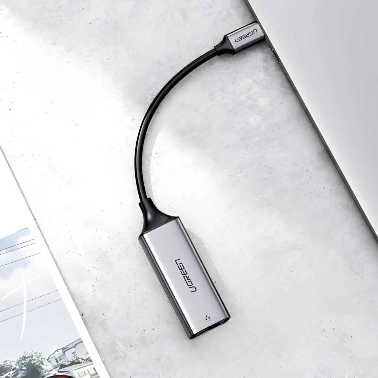 UGREEN CM199-50737 Type-C to Gigabit Ethernet Adapter - Silver