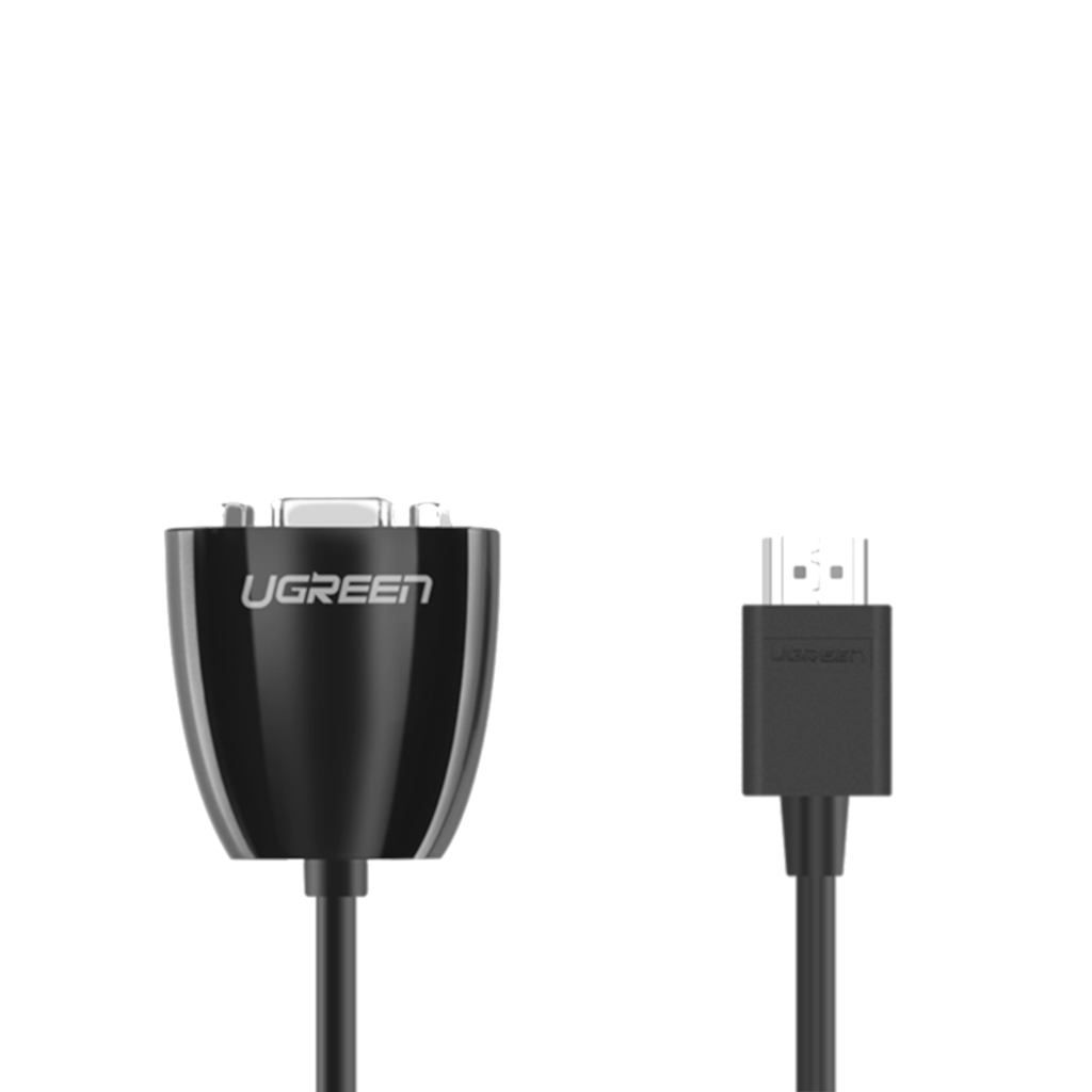 UGREEN HDMI to VGA Converter, 1080p Video Adapter - Black